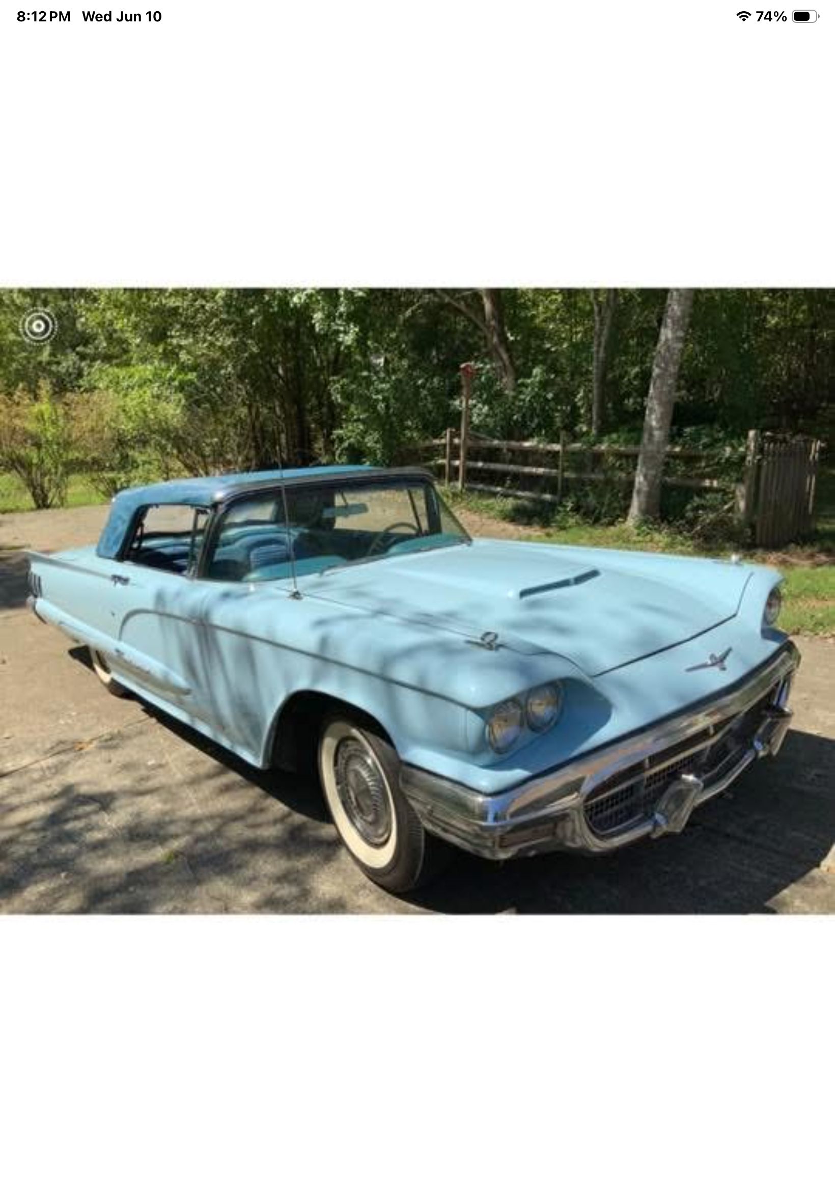 1960 Ford Thunderbird