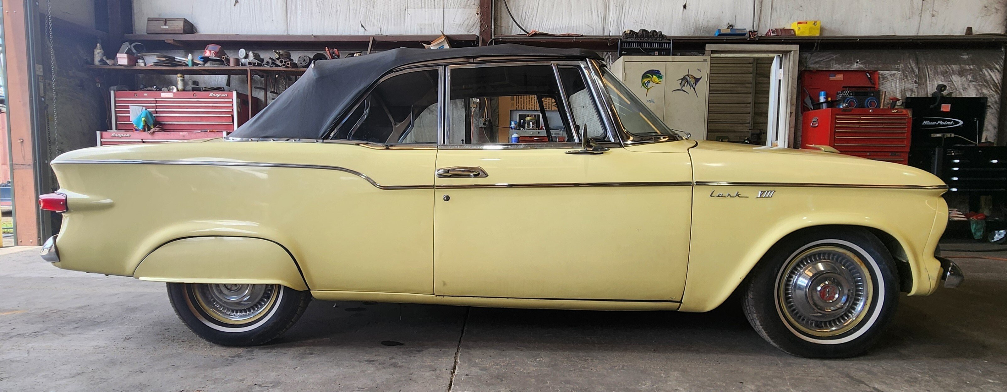 1960s スタッドベーカー・ラーク・プレイワゴン パブミラー 希少 1960s