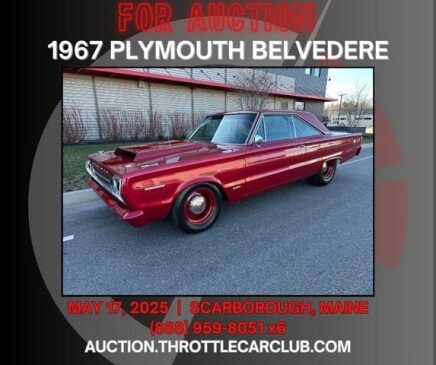 Photo 1 for 1967 Plymouth Belvedere