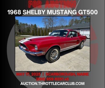 Photo 1 for 1968 Ford Mustang Shelby GT500