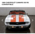 Thumbnail Photo 2 for 1969 Chevrolet Camaro SS Convertible for Sale by Owner