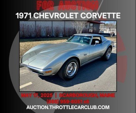 Photo 1 for 1971 Chevrolet Corvette Stingray