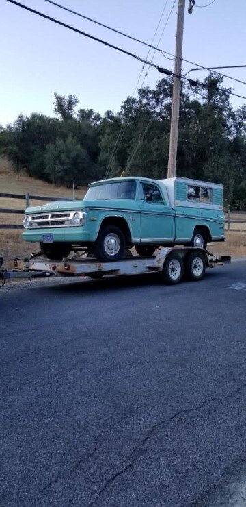 1971 Dodge D/W Truck 2WD Regular Cab D-100
