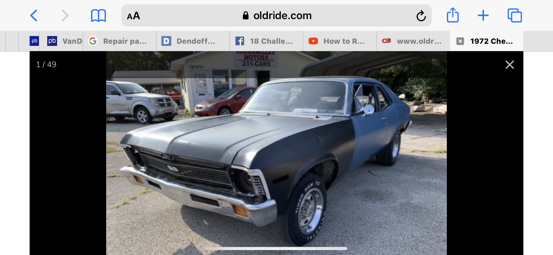 Chevrolet Nova Classic Cars for Sale near Lexington, Kentucky Page 12