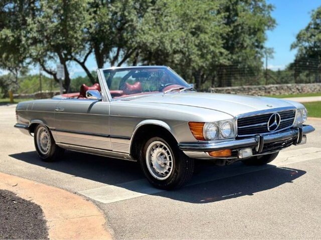 Mercedes 450 SL CMC 1/18 Bleu - Modèle Réduit Moulé Neuf En Boîte, échelle 1:18