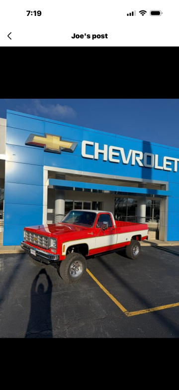 1977 Chevrolet C/K Truck 4x4 Regular Cab 1500