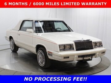 1982 Chrysler LeBaron Medallion Convertible