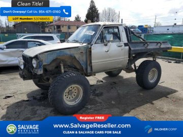 1982 Toyota Pickup 4x4 Regular Cab Deluxe