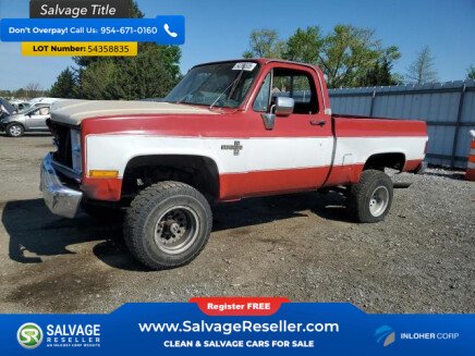 Photo 1 for New 1983 Chevrolet C/K Truck 4x4 Regular Cab 1500