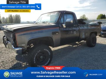 1983 Chevrolet C/K Truck 4x4 Regular Cab 2500