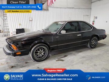1984 BMW 633CSi Coupe