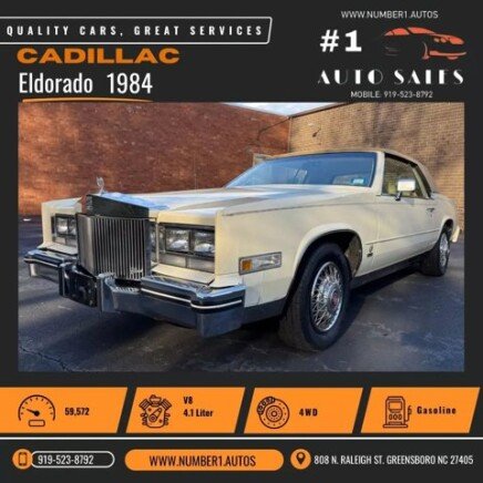Photo 1 for 1984 Cadillac Eldorado