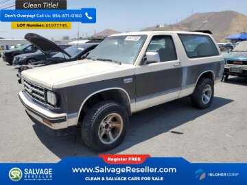 1985 Chevrolet S10 Blazer 4WD