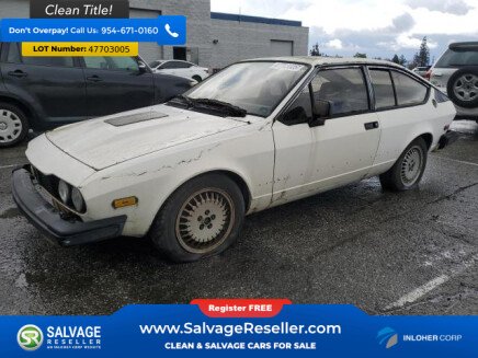 Photo 1 for 1986 Alfa Romeo GTV-6