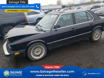 1986 BMW 535i Sedan