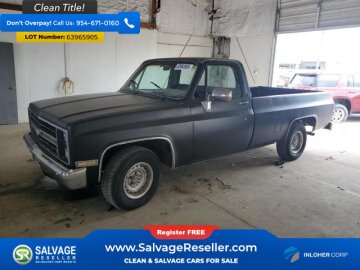 1986 Chevrolet C/K Truck 2WD Regular Cab 1500