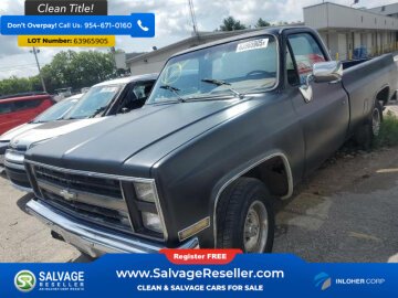 1986 Chevrolet C/K Truck 2WD Regular Cab 1500