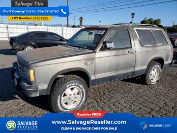 1986 Chevrolet S10 Blazer 4WD