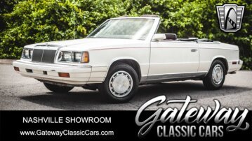 1986 Chrysler LeBaron Convertible