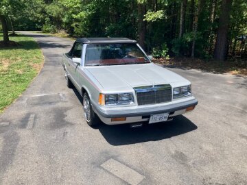 1986 Chrysler LeBaron Convertible
