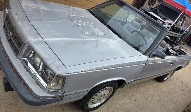 1986 Dodge 600 ES Convertible for auction near Thornton, Colorado