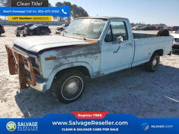 1986 Ford F150 2WD Regular Cab