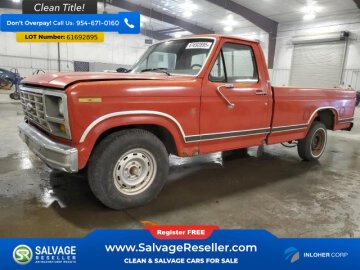 1986 Ford F150 2WD Regular Cab