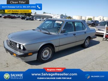 1987 BMW 535i Sedan