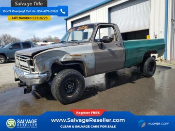 New 1987 Chevrolet C/K Truck 4x4 Regular Cab 2500