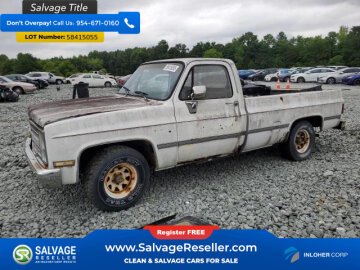 1987 Chevrolet C/K Truck 2WD Regular Cab 1500