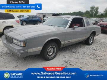 1987 Chevrolet Monte Carlo LS