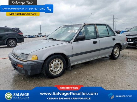 Photo 1 for 1988 Honda Civic DX Sedan