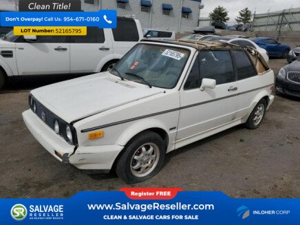 Photo 1 for 1988 Volkswagen Cabriolet