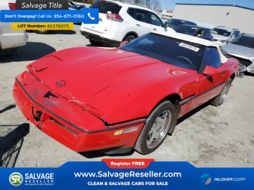 New 1989 Chevrolet Corvette Convertible
