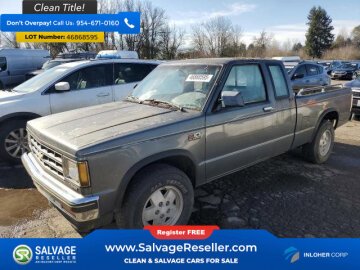 1989 Chevrolet S10 Pickup 4x4 Extended Cab