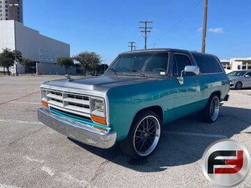 1989 Dodge Ramcharger 2WD