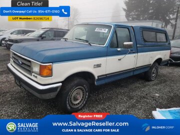 1989 Ford F150 4x4 Regular Cab