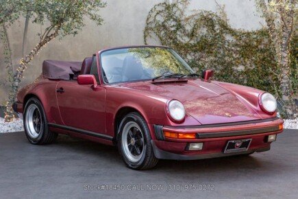 Photo 1 for 1989 Porsche 911 Cabriolet