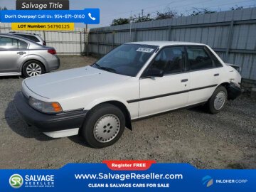 New 1989 Toyota Camry Deluxe Sedan