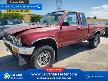 1989 Toyota Pickup 4x4 Xtracab Deluxe V6