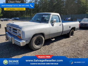 1990 Dodge D/W Truck 2WD Regular Cab D-250