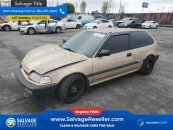 New 1990 Honda Civic Hatchback
