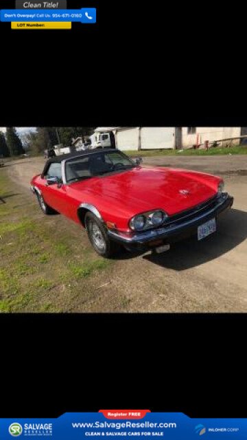 New 1990 Jaguar XJS V12 Convertible