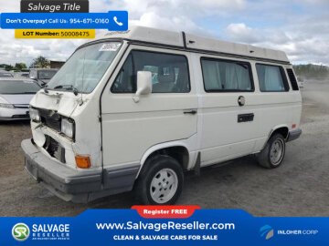 1990 Volkswagen Vanagon GL Camper