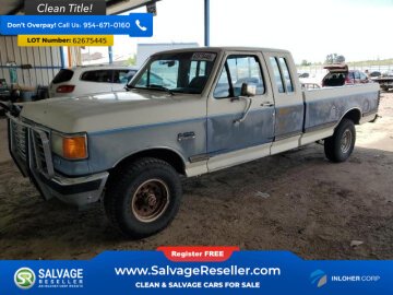 1991 Ford F150 4x4 SuperCab