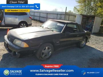 New 1991 Ford Mustang GT Convertible