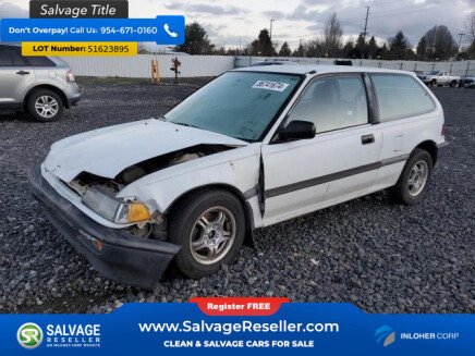 Photo 1 for 1991 Honda Civic Hatchback