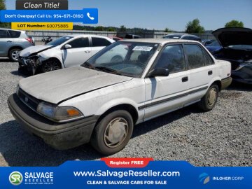 1991 Toyota Corolla Deluxe Sedan