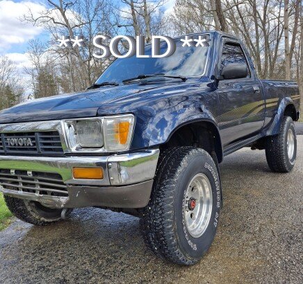 Photo 1 for 1991 Toyota Pickup 4x4 Regular Cab for Sale by Owner