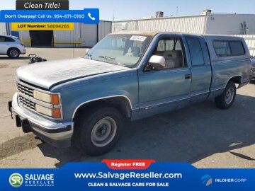 1992 Chevrolet Silverado 1500 2WD Extended Cab